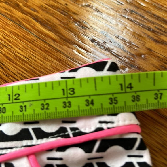 Britt Ryan mini skirt, black white, size 4, pink details. - Picture 8 of 10